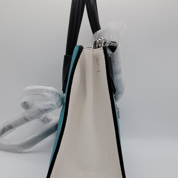 Michael Kors Mercer Color-Block Leather Cross Body - Picture 3 of 13